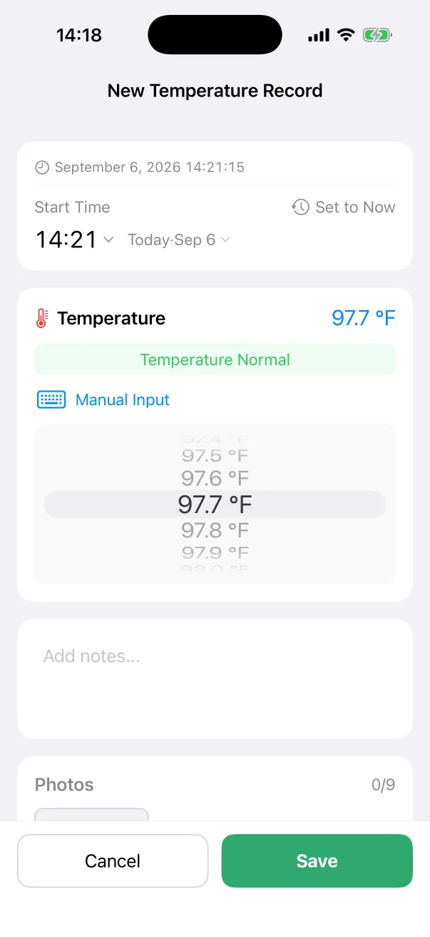 New Temperature Record.
