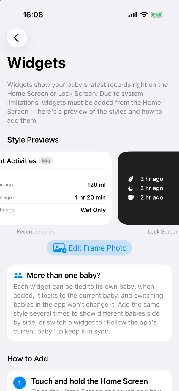 The per-type and recent-records styles.